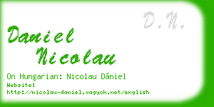 daniel nicolau business card